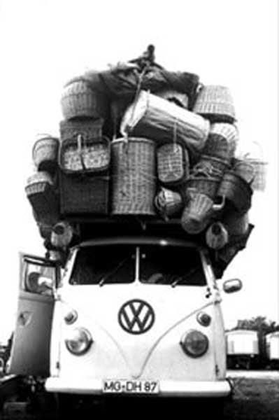 hoezo zwaar beladen VW busje